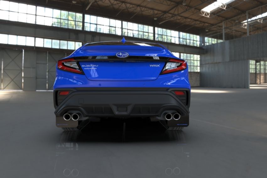 Rally Armor MF92-UR-BLK/BL Black Mud Flap/Blue Logo