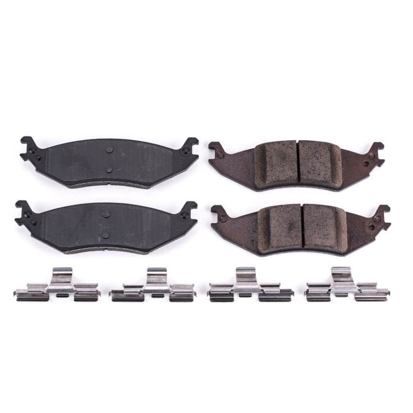 PowerStop 17-1046 PowerStop - Z17 Low-Dust Ceramic Brake Pads with Hardware
