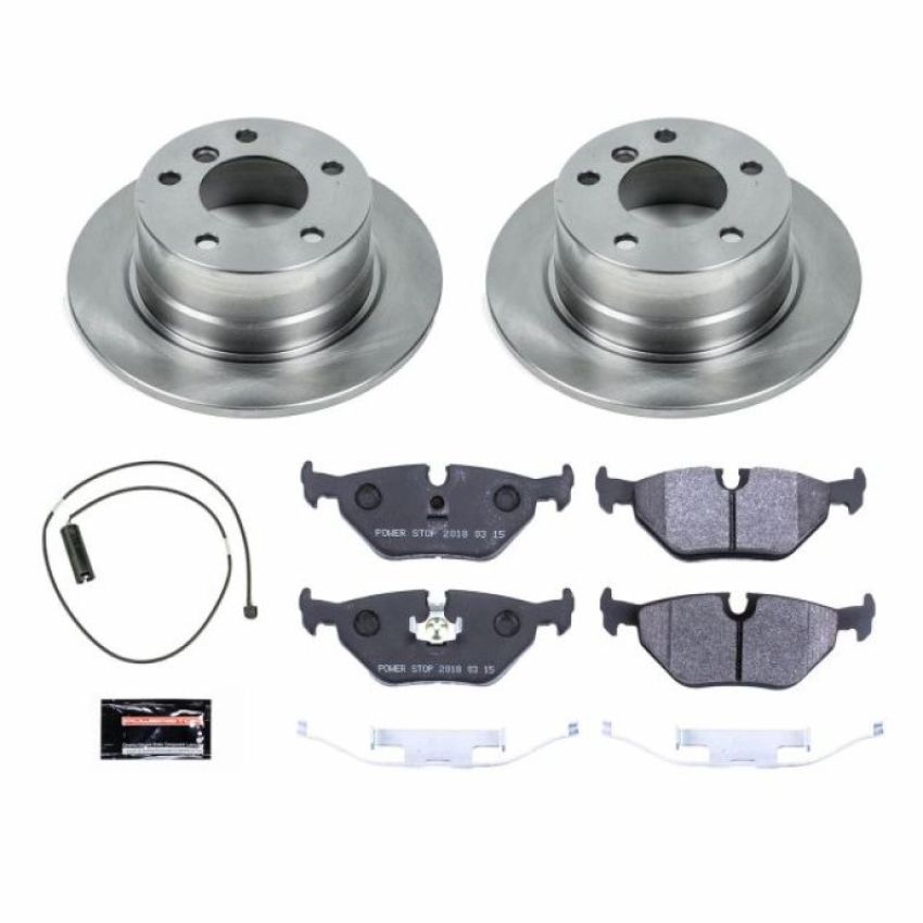 PowerStop TDBK633 Track Day High-Performance Brake Pad and Rotor Kit