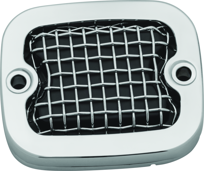 Kuryakyn 6534 Mesh Master Cylinder Cover Brk Chrome
