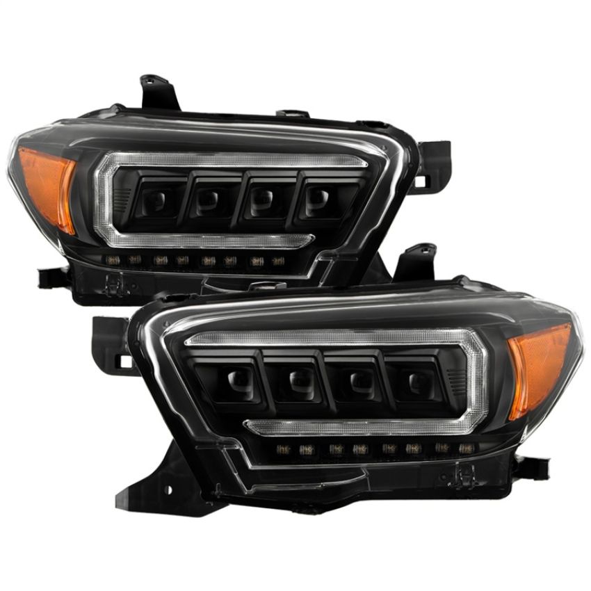 SPYDER 5088376 Multi-Beam High-Power LED Module Equipped Headlights - Black