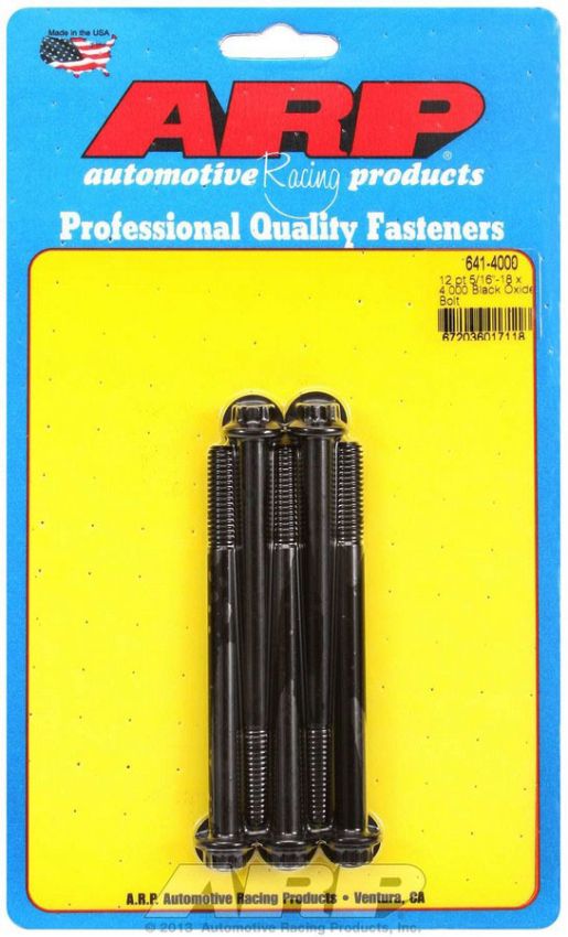 ARP ARP641-4000 Bolt Kit - 12pt 5pk 5/16-18 x 4.000