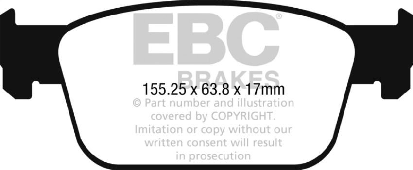 EBC Brakes DP22273 Greenstuff 2000 Series Sport Brake Pads
