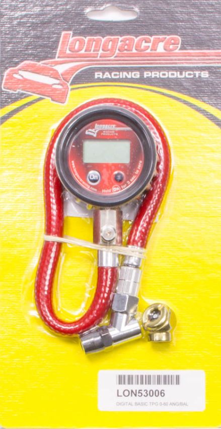 LONGACRE LON52-53006 Tire Gauge Digital 0-60 PSI Basic