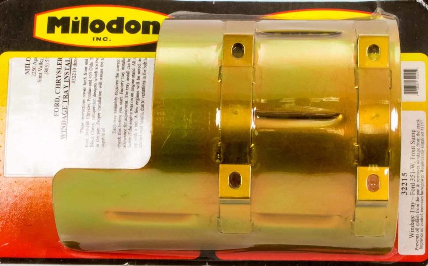 MILODON MIL32215 Ford 351W Windage Tray