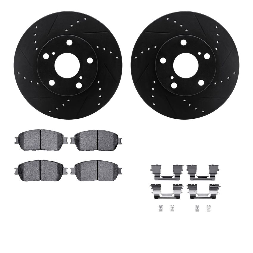Dynamic Friction 8412-76018 Rotor Kit