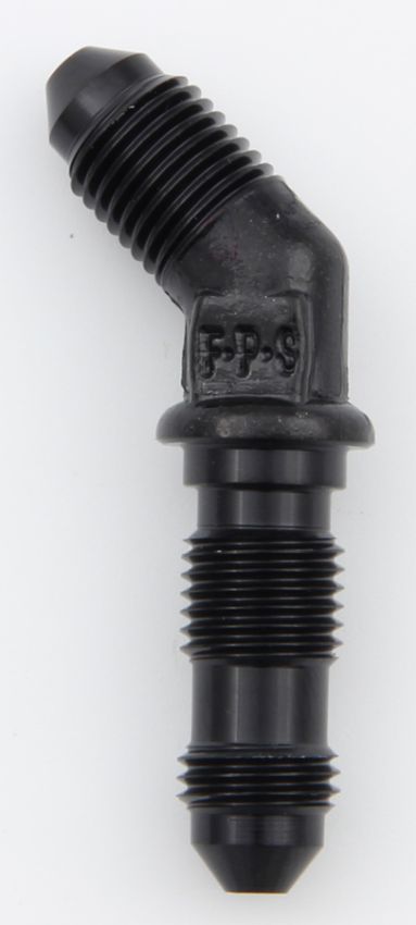 FRAGOLA FRG483703-BL #3 x 45 Deg Bulkhead Fitting Black