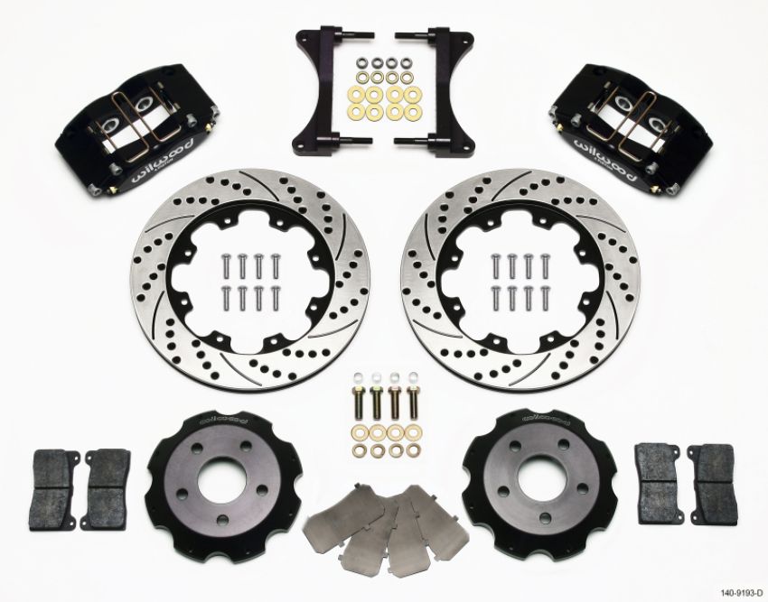 Wilwood 140-9193-D Dynapro Radial Front Kit 12.00in Drilled Subaru Impreza WRX (*Line Kit Needed*)