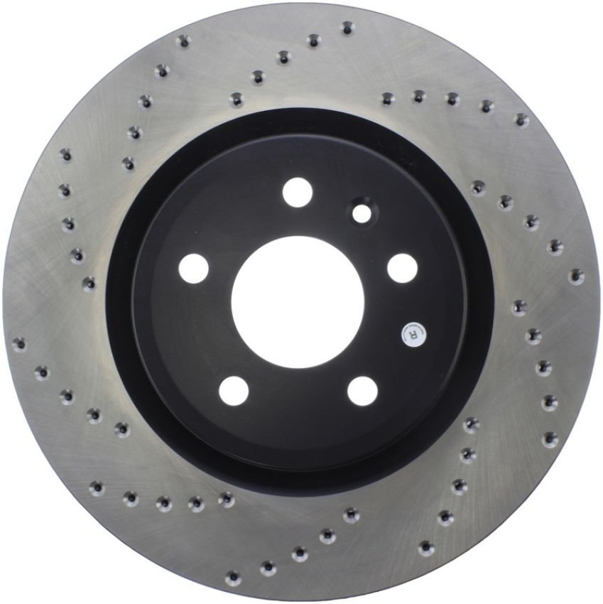 Stoptech 128.61102R Drilled Sport Brake Rotor
