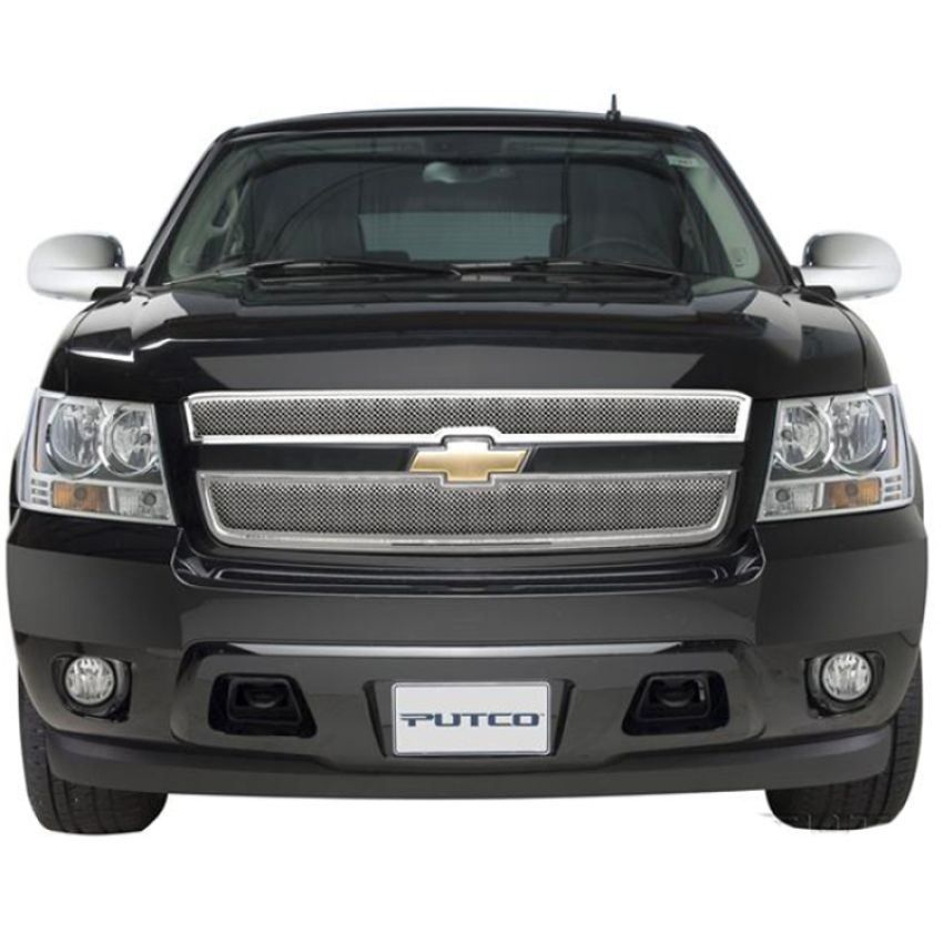 Putco 99158 07-14 Chevrolet Suburban - Bolt on Liquid Mesh Grilles