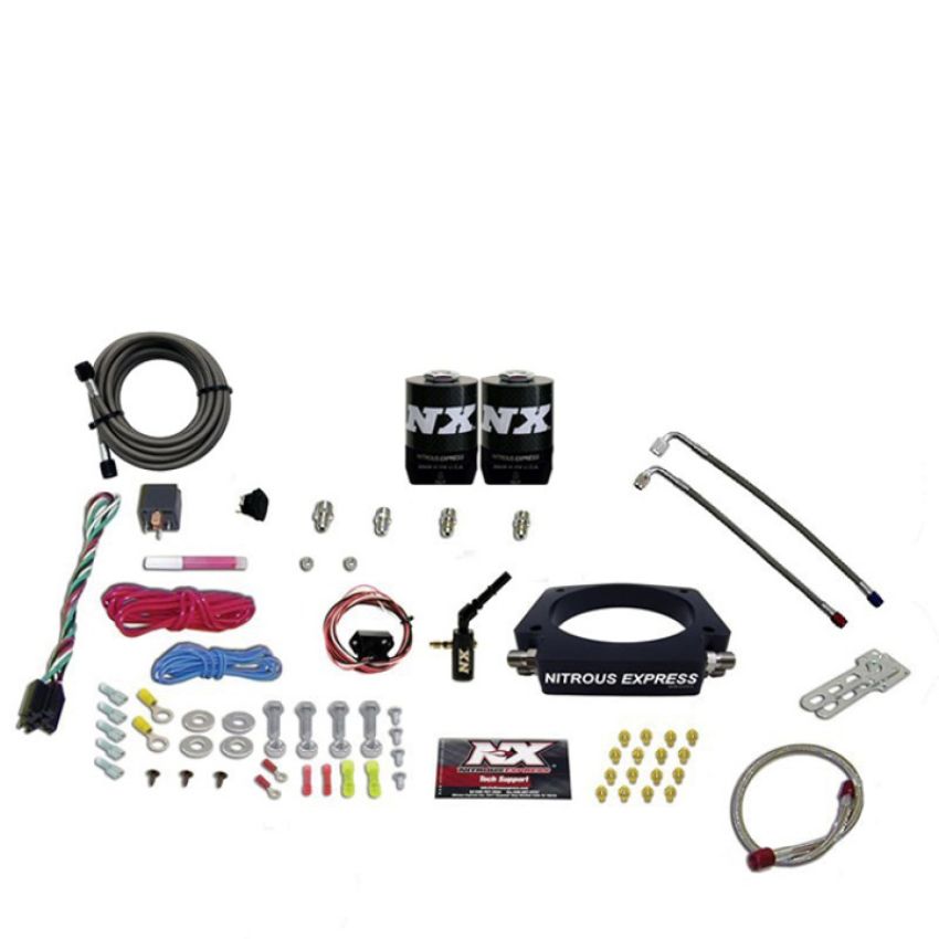 Nitrous Express 20937-00 2014-NEWER GM 6.2L TRUCK NITROUS PLATE SYSTEM (35-300HP) WITHOUT BOTTLE
