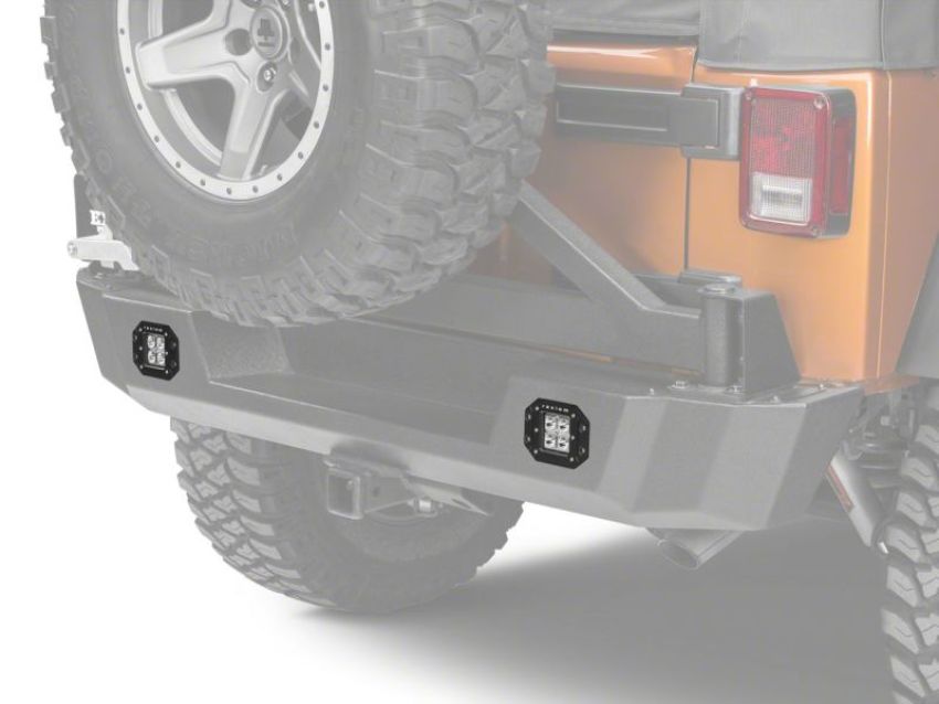Raxiom J106727 3-In Flush Mount 4-LED Off Road Light Flood Beam Universal (Some Adaptation May Be Required)