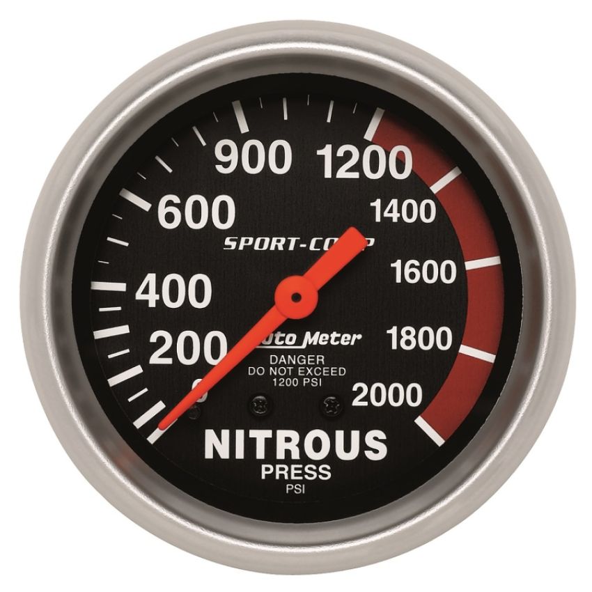 AutoMeter 3428 GAUGE, NITROUS PRESSURE, 2 5/8