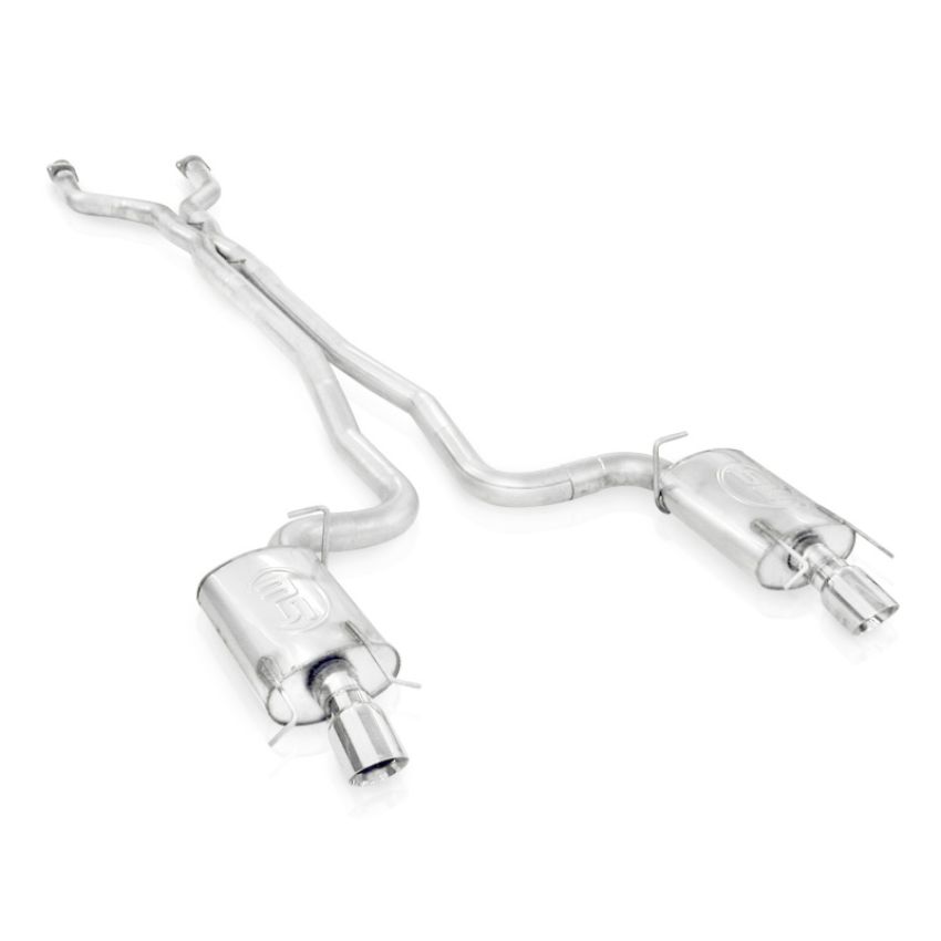 Stainless Works CTSV9CB 2009-15 Cadillac CTS-V Sedan 3in Catback System X-Pipe S-Tube Mufflers 4in Tips