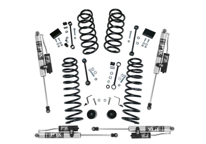 Superlift K183FX 18-22 Jeep Wrangler JLU (NO Mojave) 4WD 2.5in Dual Rate Coil Lift Kit w/Fox 2.0 Res Shocks