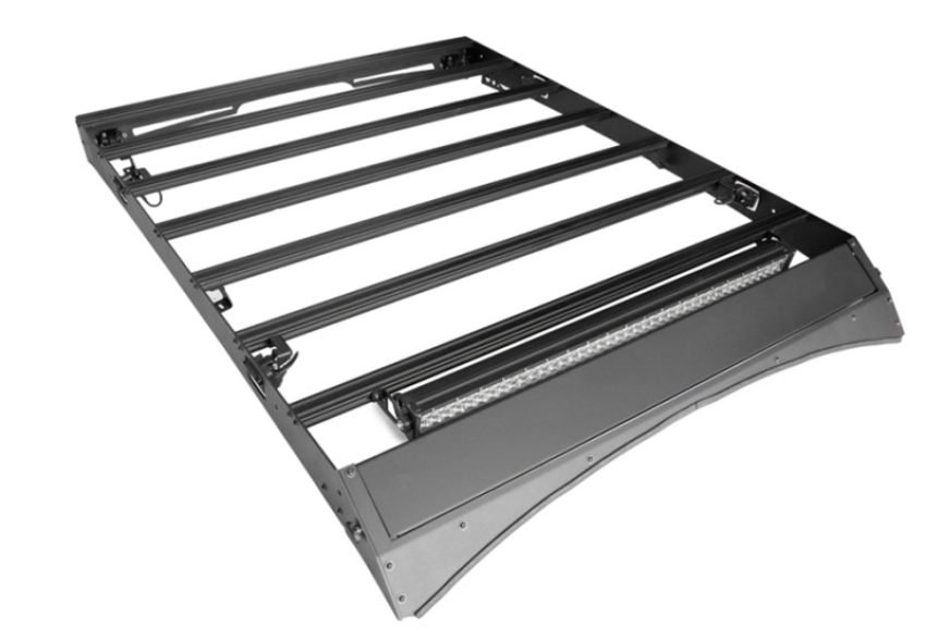 Cali Raised LED CR2978 Cali Raised 14-21 Toyota Tundra Crew Max Premium Roof Rack - No Front Light Bar/No Switch/Light Kit