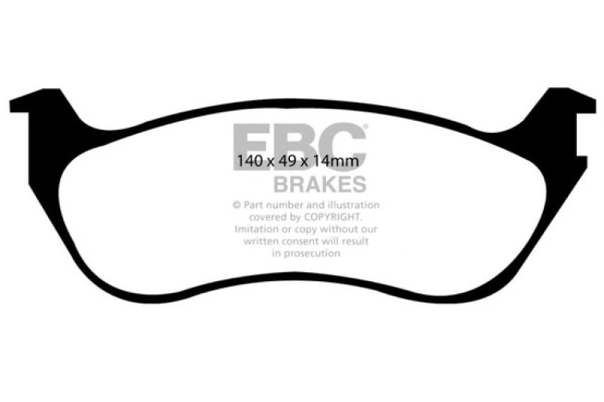 EBC Brakes UD881 Ultimax OEM Replacement Brake Pads