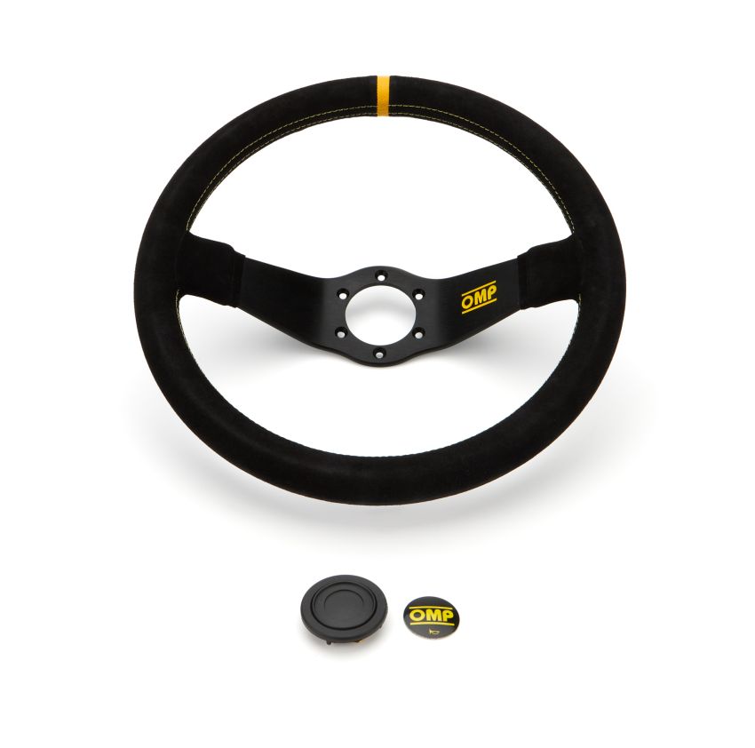 OMP RACING, INC. OMPOD0-1951-071 Rally Steering Wheel Black