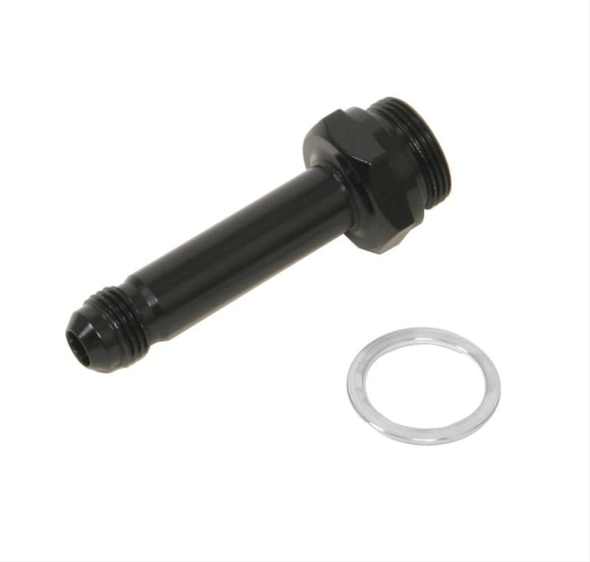 FRAGOLA FRG491975-BL Carb Adapter Fitting #6 x 7/8-20 3in Long Blk