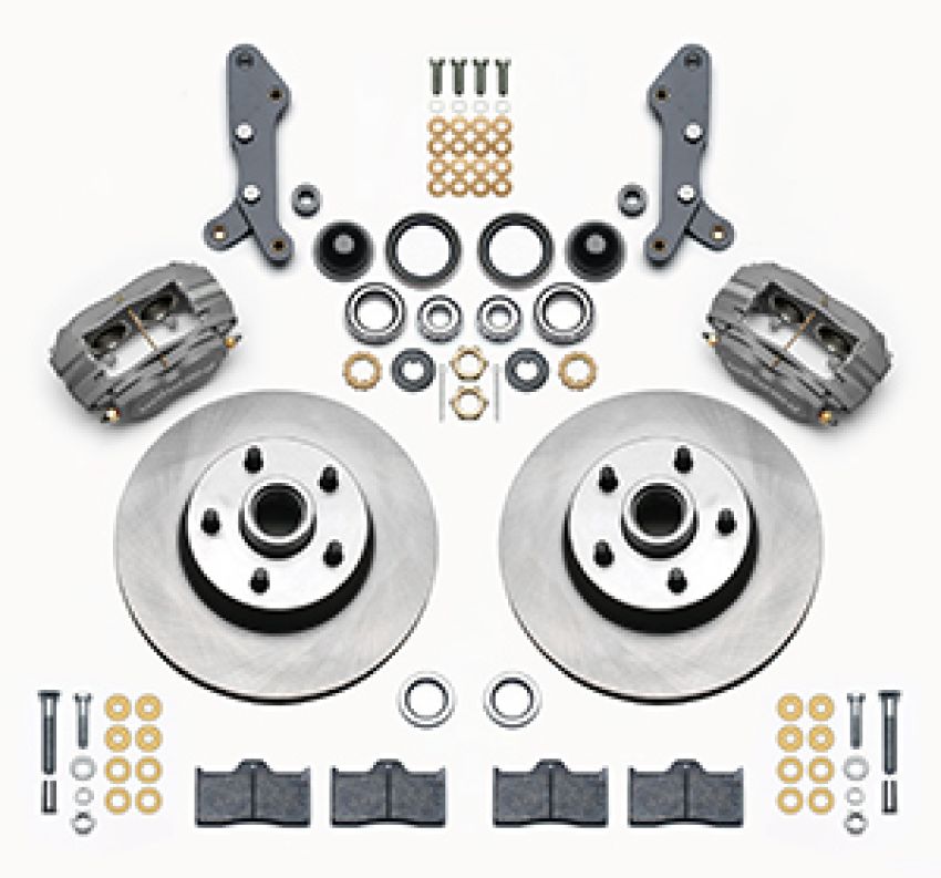 Wilwood 140-13653 Forged Dynalite-M Front Kit 11.30in 1 PC Rotor&Hub 60-68 Ford / Mercury Full Size / Galaxie