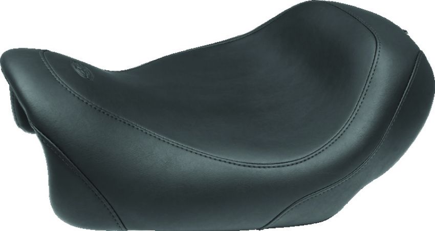 Mustang Motorcycle 79705 Mustang 08-21 Harley Electra Glide, Rd Glide, Rd King, Glide Lowdown 1PC Seat w/DBR Pearls - Black
