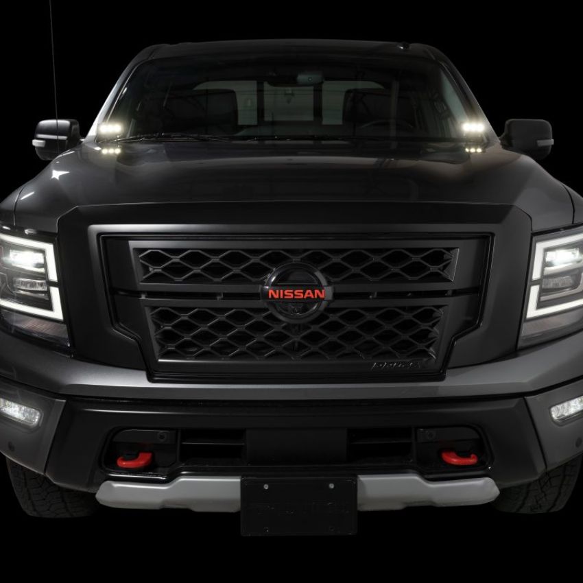 Putco 2207 16-22 Nissan Titan Luminix Hood Brackets (Works w/ Luminix Block Lamps PN 10004 or 10007)