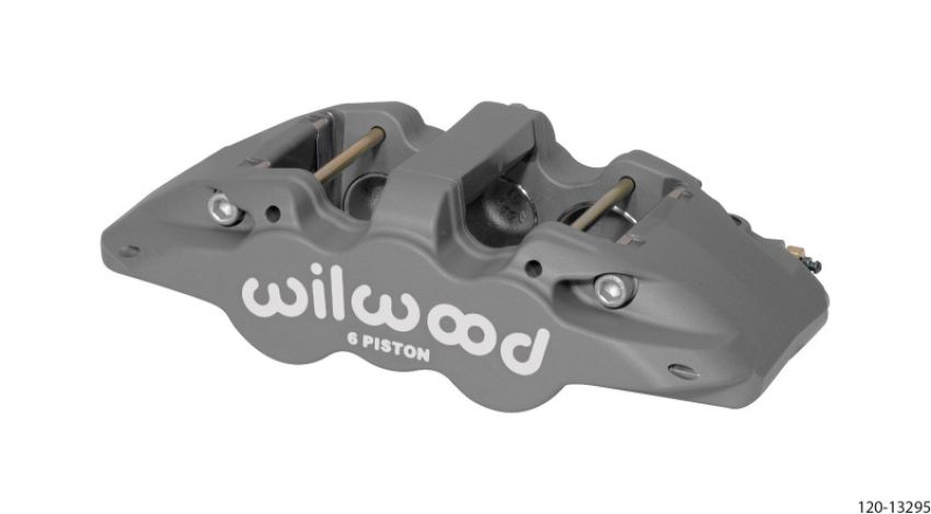 Wilwood 120-13295 Caliper-Aero6-R/H - Black Anodize 1.75/1.38/1.38in Pistons 1.25in Disc