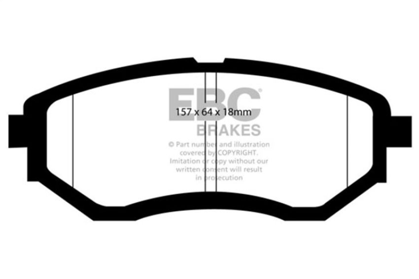 EBC Brakes DP21583 Greenstuff 2000 Series Sport Brake Pads
