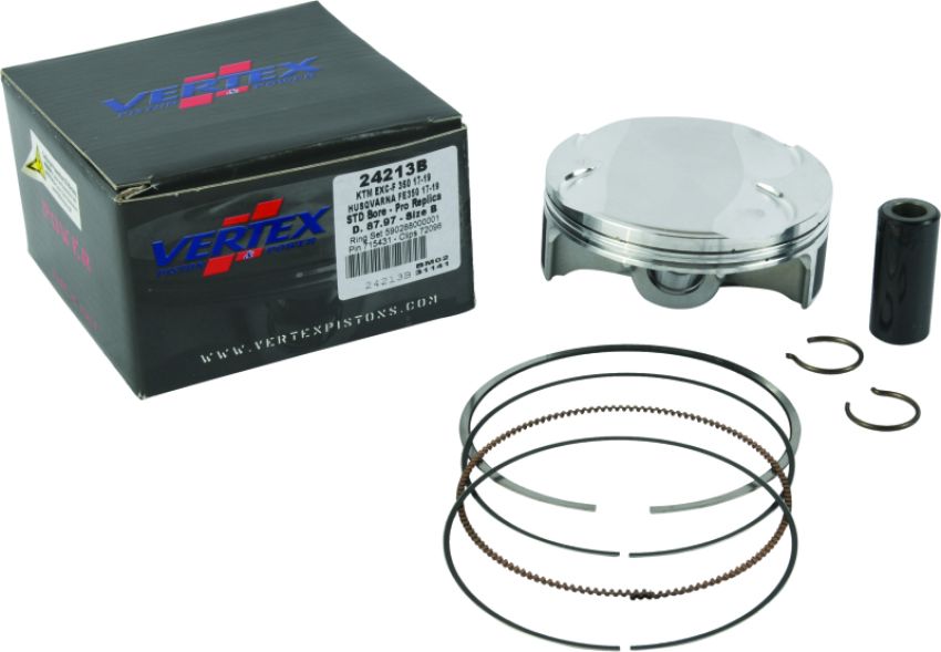 Vertex Pistons 24213B 17-19 350 EXC-F/17-19 FE 350 Forged Replica Piston Kit