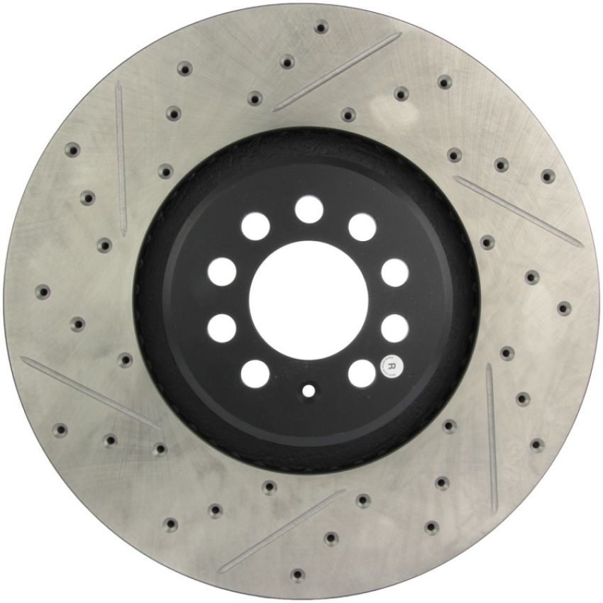 Stoptech 127.33093R Slotted & Drilled Sport Brake Rotor