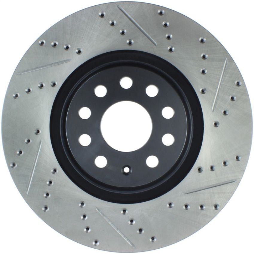 Stoptech 127.33144L Slotted & Drilled Sport Brake Rotor