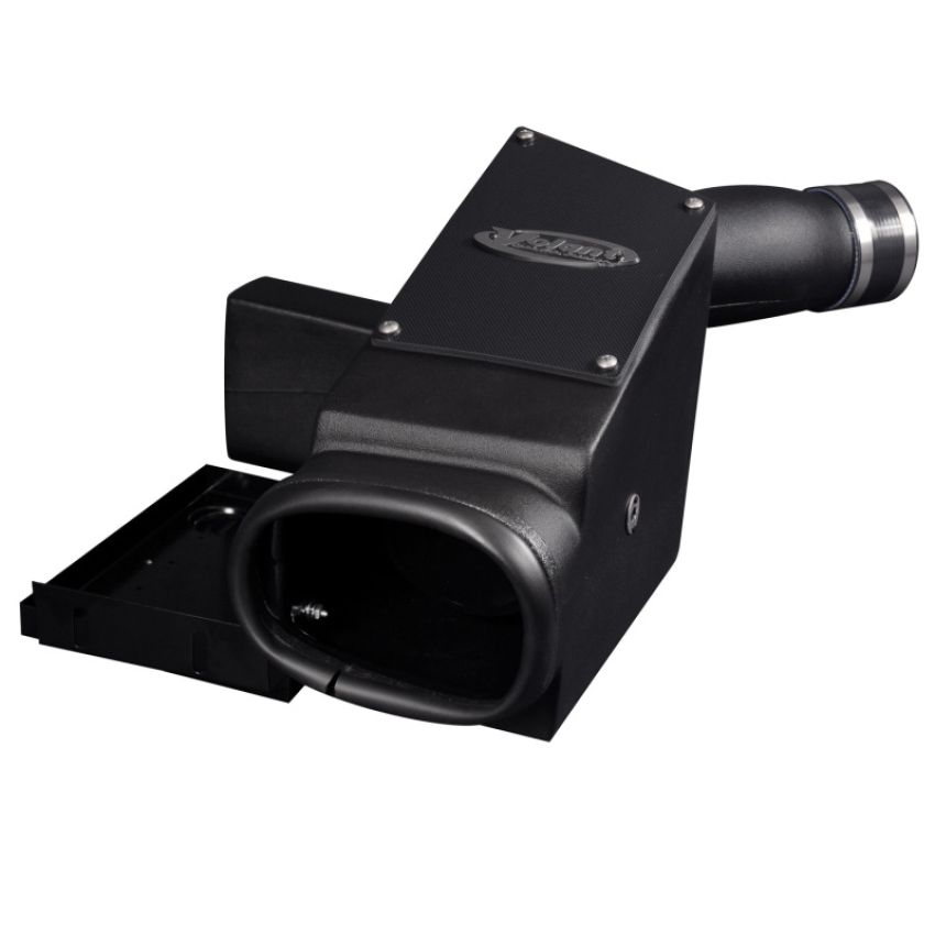 Volant 19873 Volant air intake systems utilize a high-velocity venturi filter adapter which provides a smooth transition through the MAF sensor into the intake tube for a much needed airflow improvement over the factory rubber tubing and resonator box.