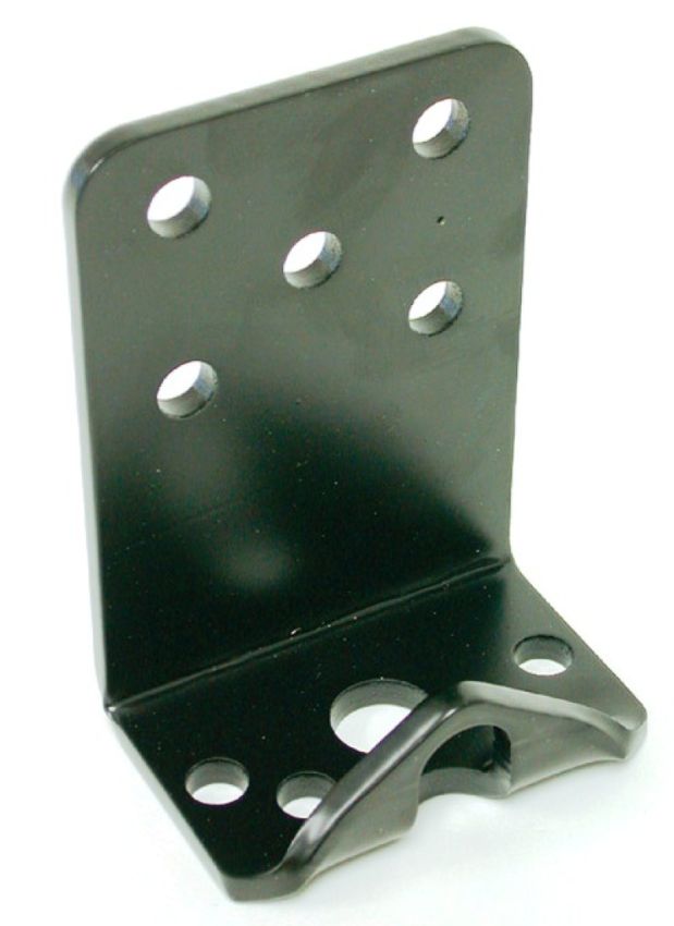Ridetech 90000033 Bolt-On under frame air spring bracket, powder coated black.