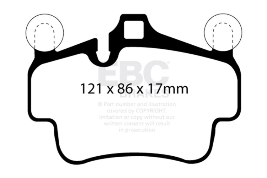 EBC Brakes DP32029C Redstuff Ceramic Low Dust Brake Pads