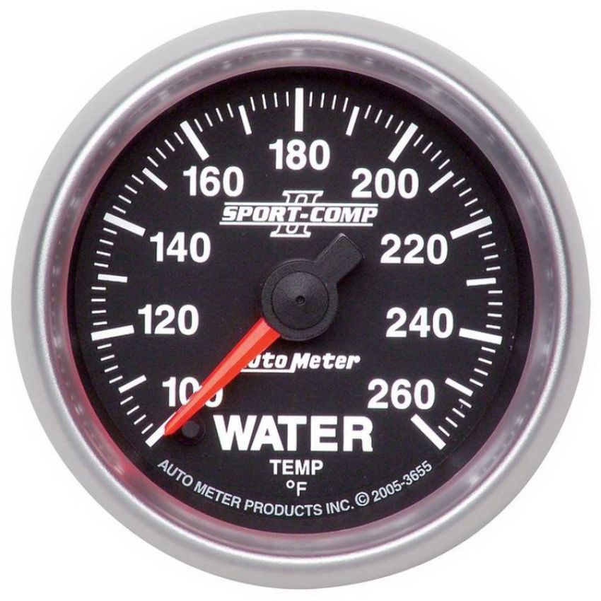 AutoMeter 3655 GAUGE, WATER TEMP, 2 1/16