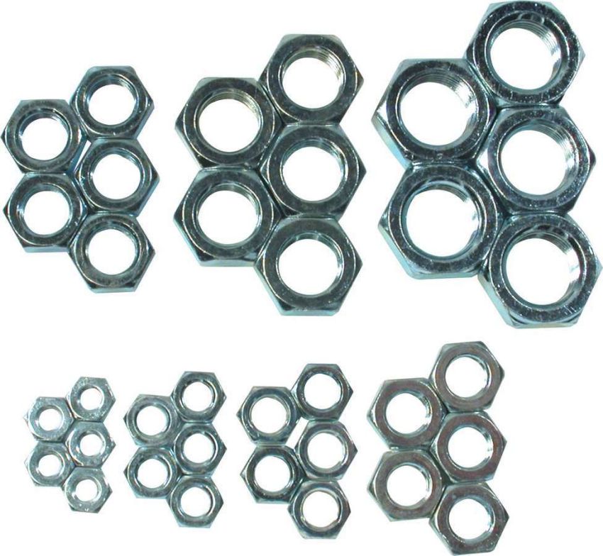 ALLSTAR PERFORMANCE ALL18290 RH Jam Nut Assortment Steel
