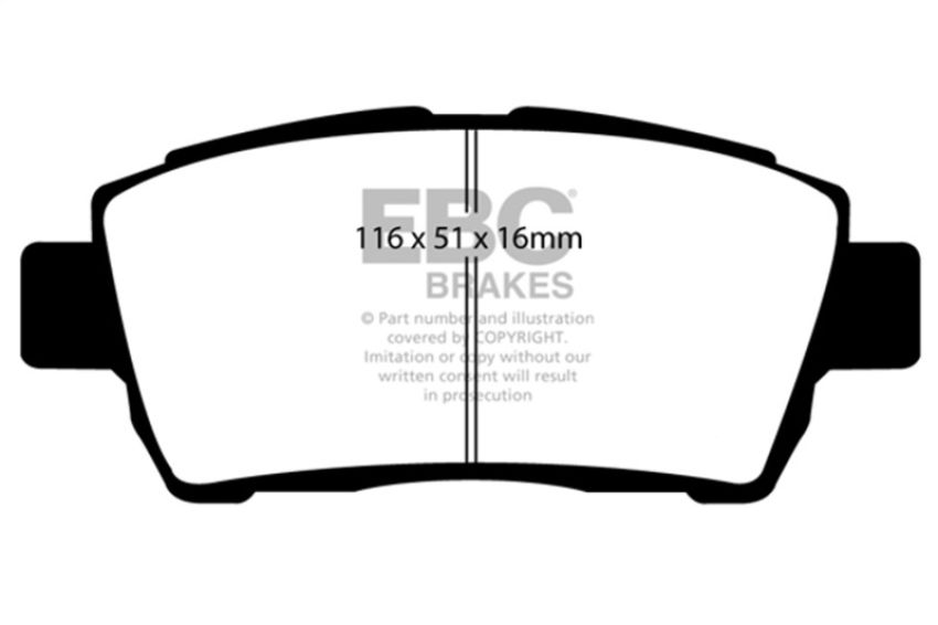 EBC Brakes DP31295C Redstuff Ceramic Low Dust Brake Pads