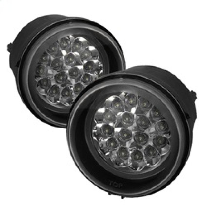 SPYDER 5015563 LED Fog Lights w/Switch - Clear