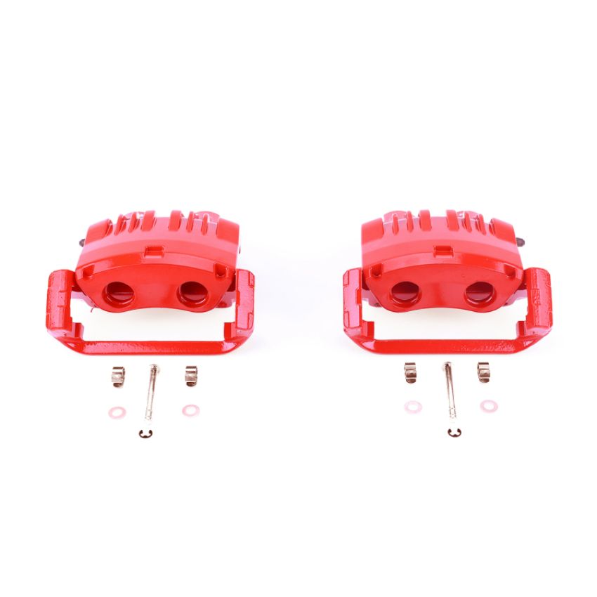 PowerStop S4766C Red Powder Coated Calipers