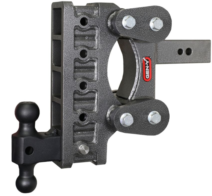 GEN-Y Hitch GH-2115 Gen-Y The Boss Torsion-Flex 2.5in Shank 9in Drop 3.5K TW 32K Hitch w/GH-0161 Dual-Ball