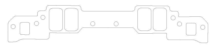 COMETIC GASKETS CAGC5541-060 Intake Gasket Set SBC w/18 Degree Heads