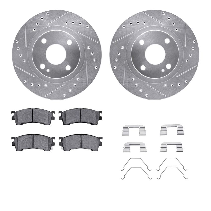 Dynamic Friction 7512-80163 Rotor Kit