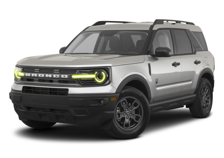 Oracle Lighting 1454-334 2021 Ford Bronco Sport ColorSHIFT(tm) RGB+W DRL + Halo Upgrade