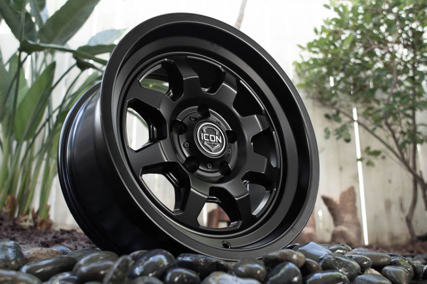 ICON 8117859447SB Nuevo 17 X 8.5 6 X 120 0mm Offset 4.75in BS Satin Black