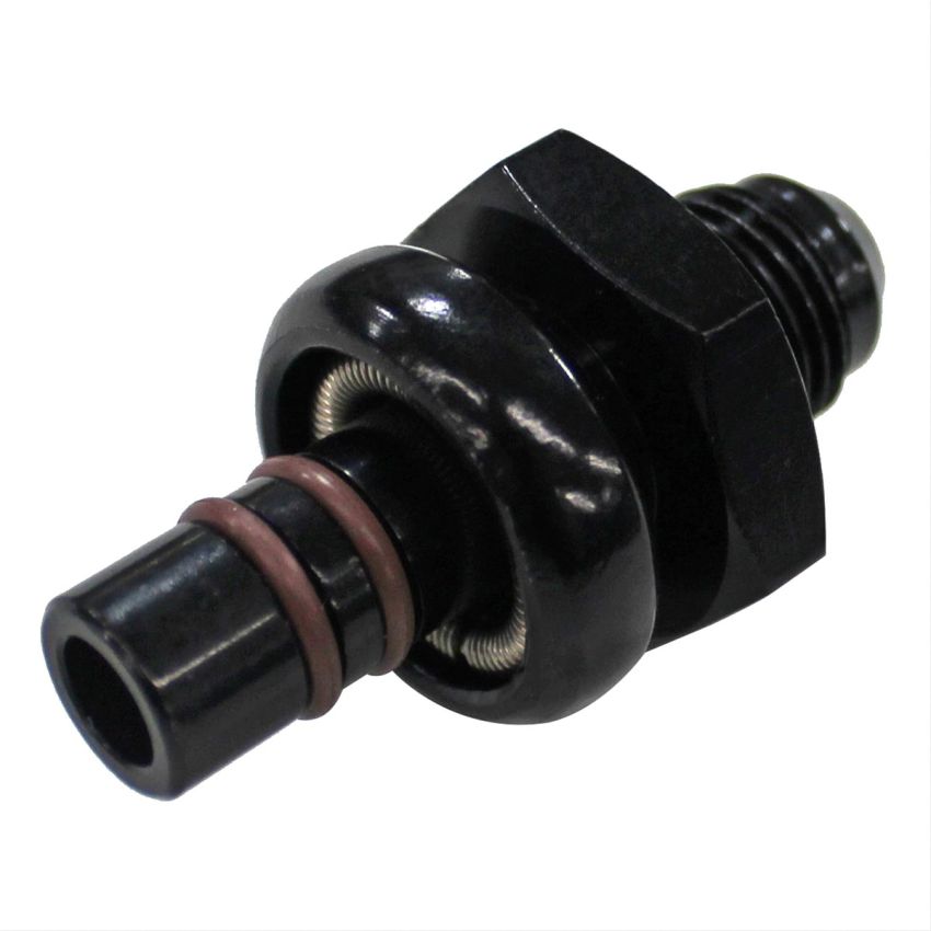 FRAGOLA FRG491986-BL 6an to Ford EFI .435 Shank Fitting Black