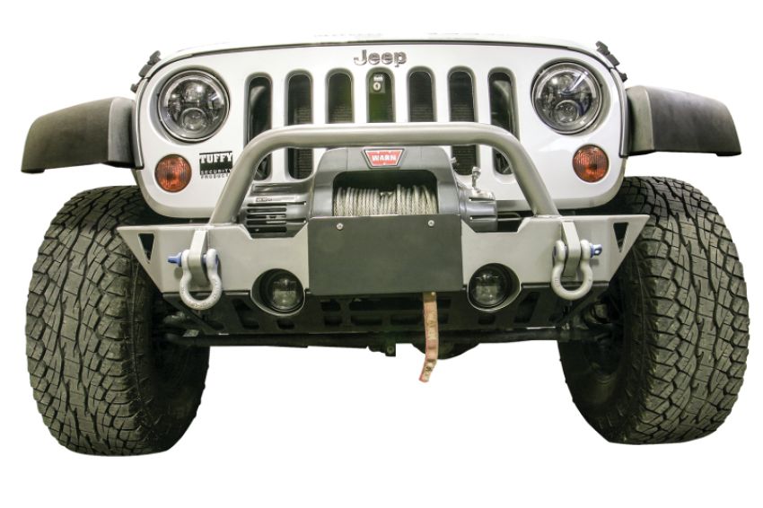 Tuffy Products 333-01 Tuffy Flipup License Plate Holder- Winch W/Hawse- Blk