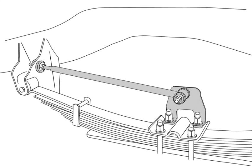 Tuff Country 30998 03-13 Dodge Ram 2500 4wd Traction Bars Pair
