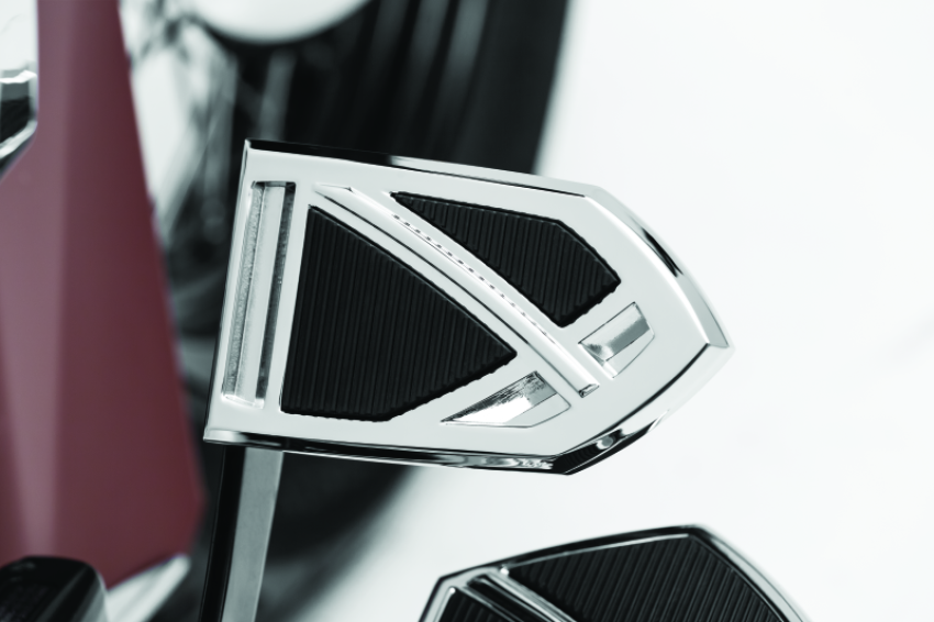 Kuryakyn 5754 Phantom Brake Pedal Pad For 18-Up FL Softails Chrome
