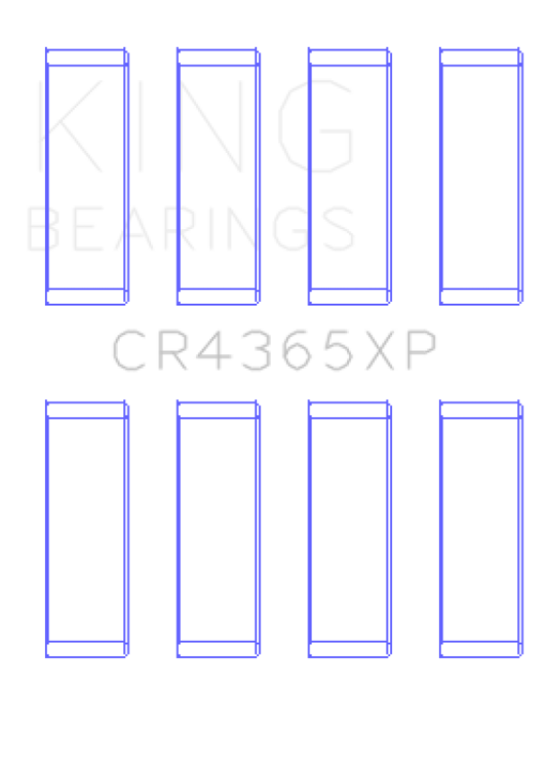 King Ford Zetec S/Ecoboost 1.6 Connecting Rod Bearing Set of 6