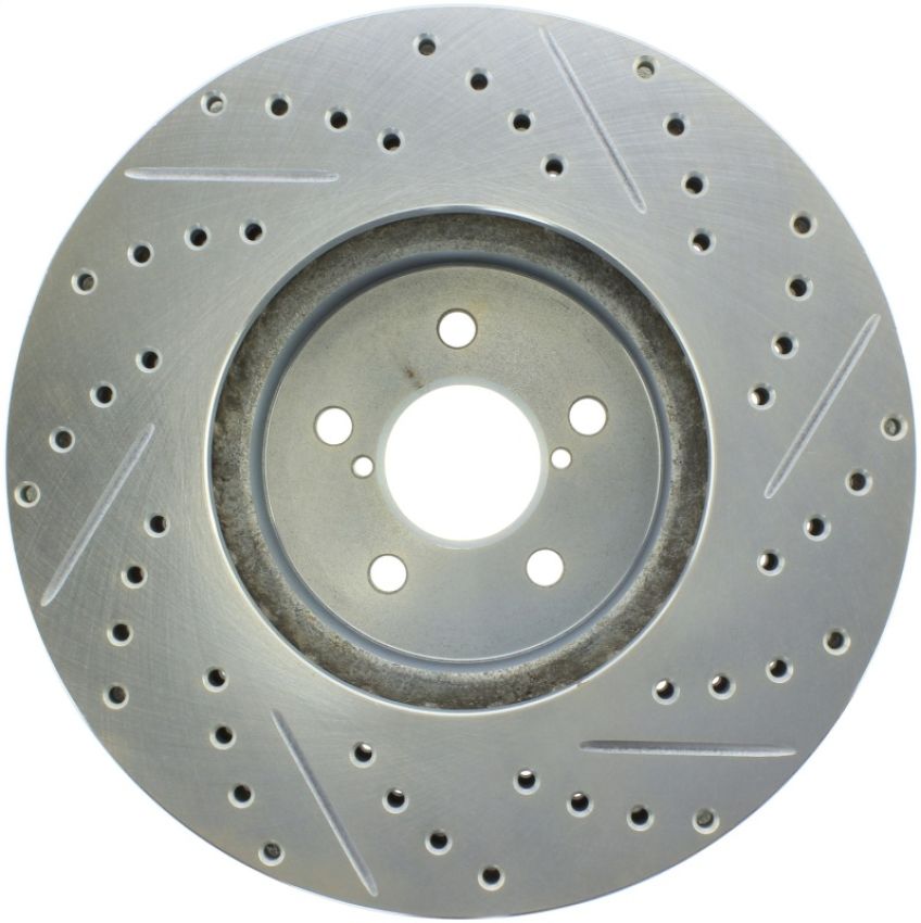 Stoptech 227.47024R 05-14 Subaru Legacy Select Sport Drilled & Slotted Rotor - Right